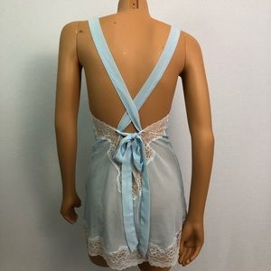 Adore Me Intimates & Sleepwear - Adore Me Light blue lace babydoll Sz M Adore Me Intimates & Sleepwear - Adore Me Light blue lace babydoll Sz M